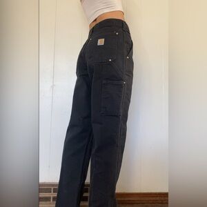 Carhartt b01 black double knee carpenter pant